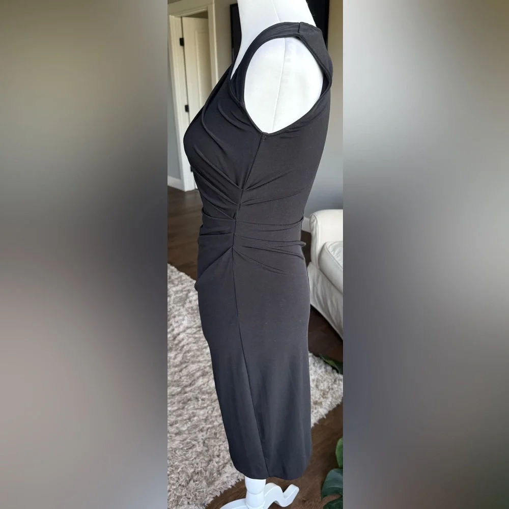 Victoria's Secret SMALL Black Asymmetric Sexy Knee Length Dress - Picture 2 of 7